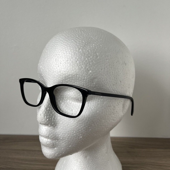 Chanel Eyeglasses Frames Only Black CH3414 c.501 52/17/140 Italy Women's❤️ - Picture 2 of 14